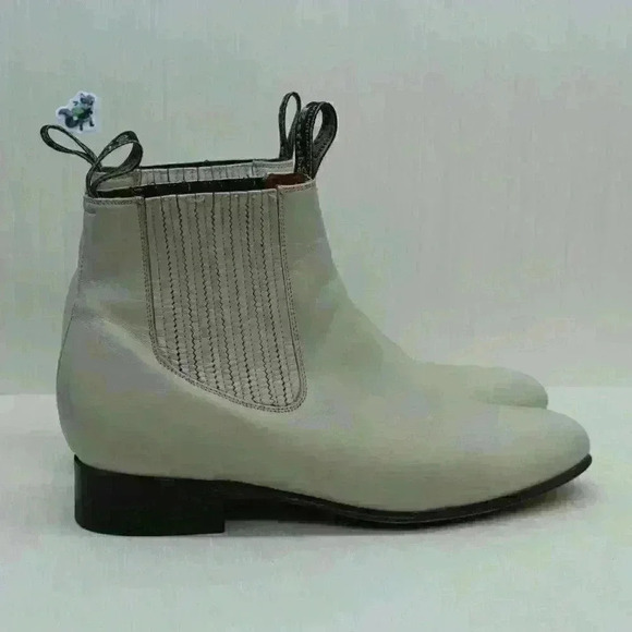 El Estribo Men’s Tan Leather Ankle Boots Size US 8.5 - Picture 7 of 11